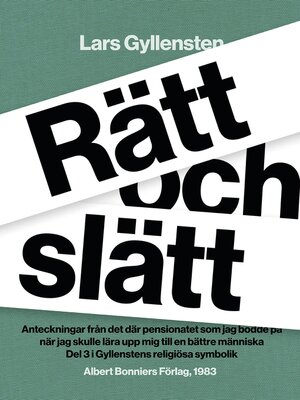 cover image of Rätt och slätt